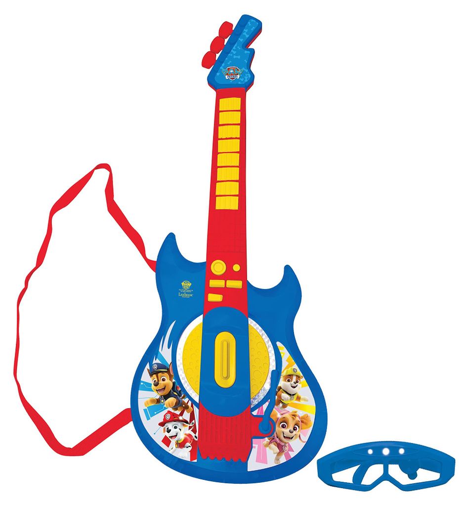 Guitare Électronique Lumineuse avec lunettes et micro Image du produit 