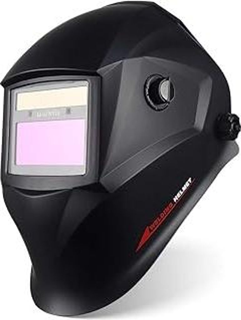 Automatik Schweißhelm Vollautomatik Schweißhelme Automatische Abdunkelung Solar Schweißmaske Großes sichtfeld für die Anwendungen Inkl.5 austa...