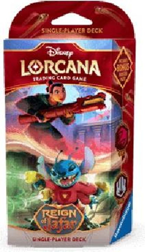 Lorcana Reign of Jafar: Ruby & Steel Starter Deck