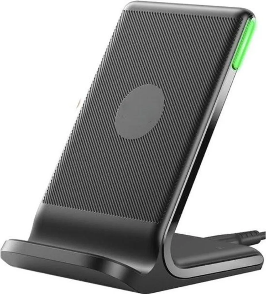Chargeur sans fil Qi 15W induction pour iPhone 15 14 et Samsung S23 S22