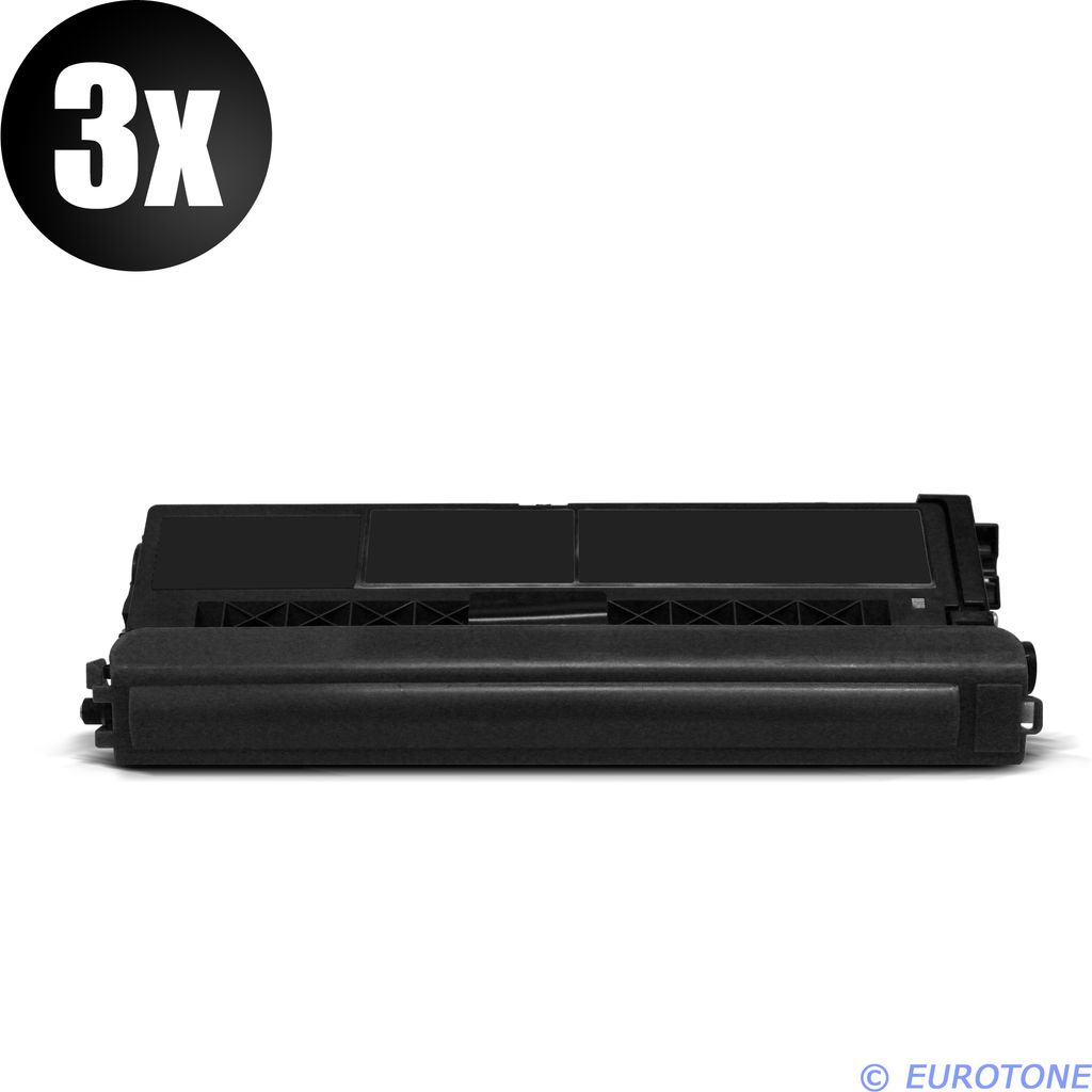 3x Eurotone Toner Alternative für Brother TN900BK Black Schwarz