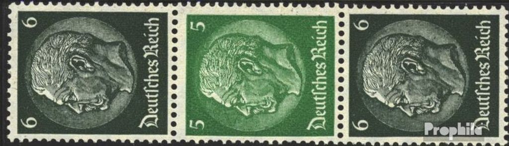 Briefmarken Deutsches Reich 1939 Mi S190 postfrisch Hindenburg WZ 4