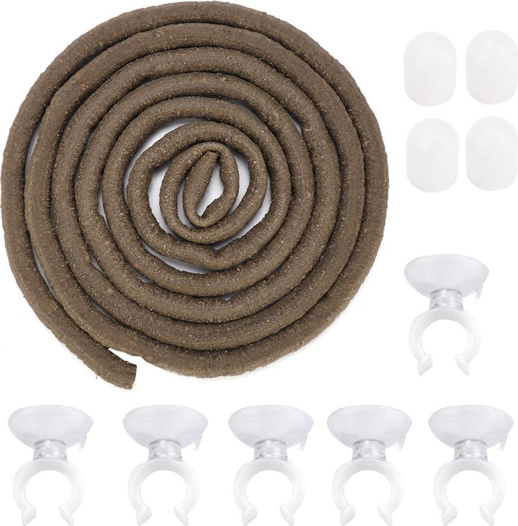 Künstlicher Reptil-Kletterzweig, flexibler Dschungel, 9,84 Fuß, Rattan, lange Ranke, Lebensraum-Dekoration (L)