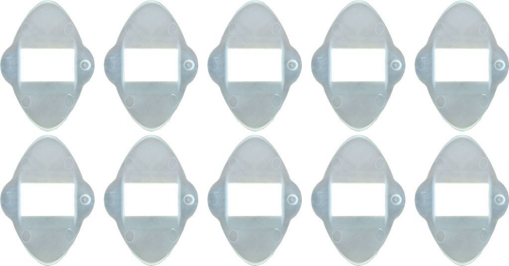 SKS Dämpfungsgummi für U-Strebe (USC), klar (10er Pack)