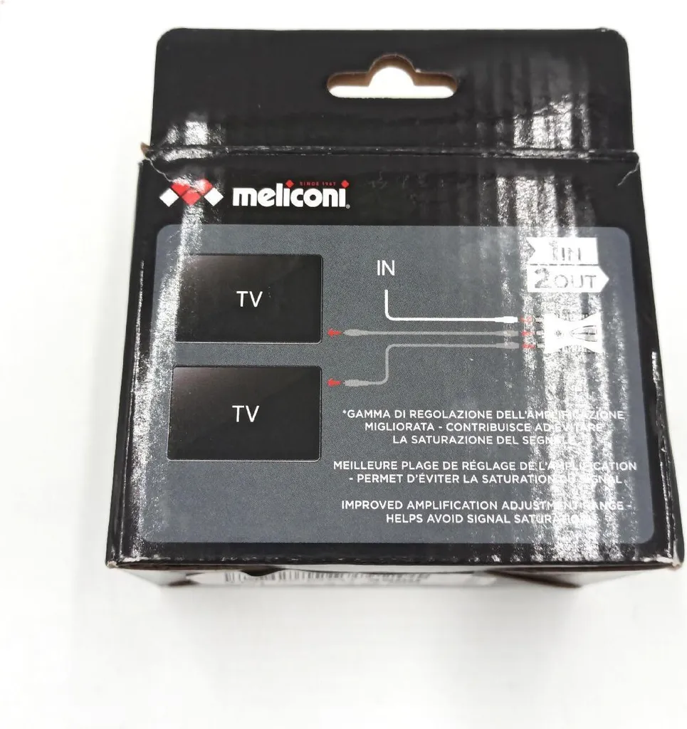 Meliconi AMP 200: Migliora la Qualità Immagine TV 4K Digital Terrestrial - 3