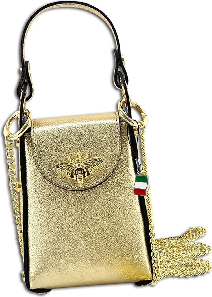 Florence Leder Tasche Umhängetasche gold OTF813Z