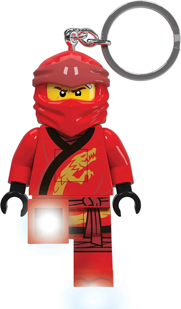 Portachiavi Kai LEGO Ninjago con Luce LED - Gadget Regalo Originale