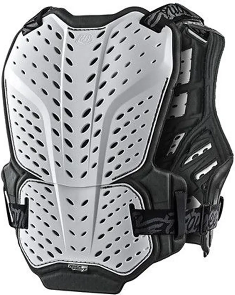 Protection Pectorale VTT Rockfight TLD Blanc : Confort et Sécurité XL