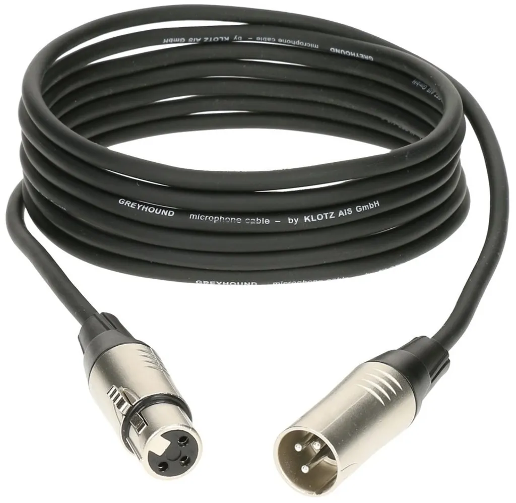 Câble Micro Klotz Greyhound GRG1FM05.0 XLR 5m pour Studio et Scène