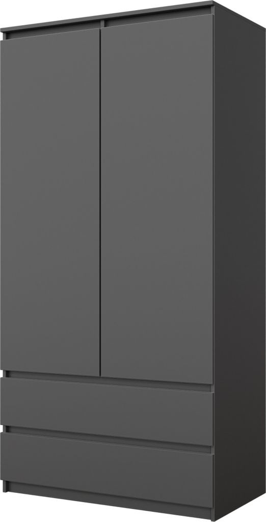 JOELLE - Kleiderschrank mit 2 Türen und 2 Schubladen -  Produktbild 