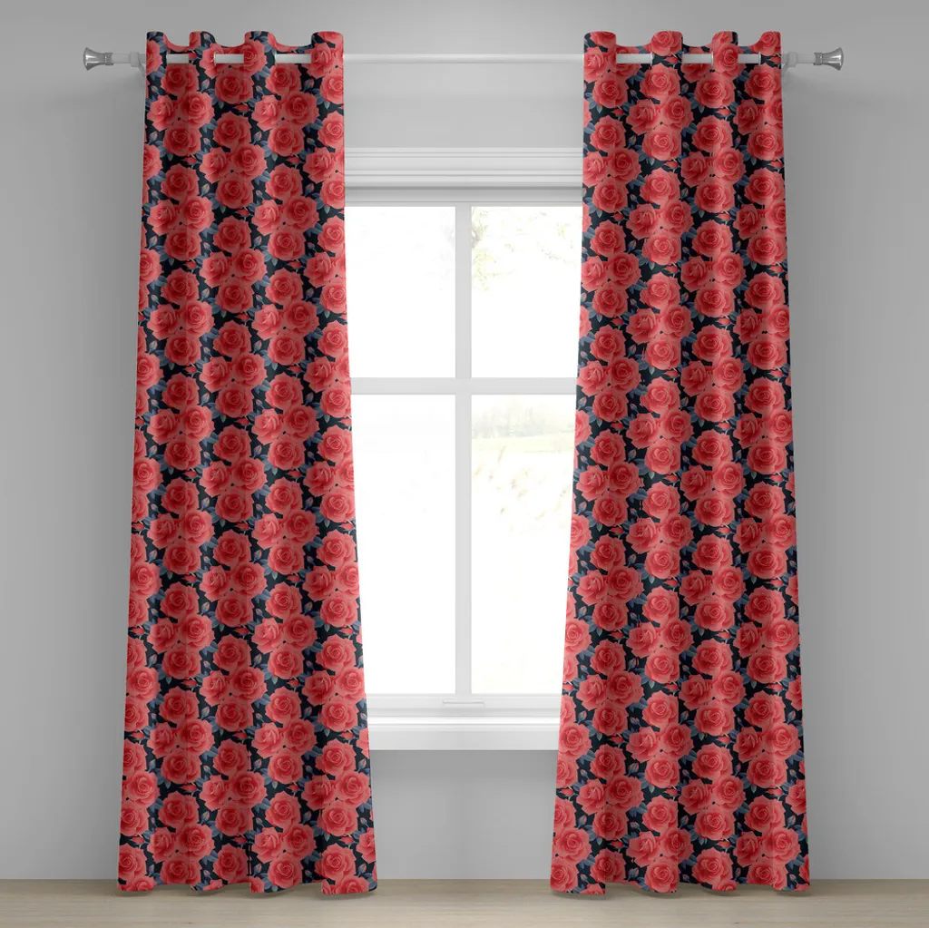 Rénover votre déco avec des rideaux roses romantiques 280x175 cm chic