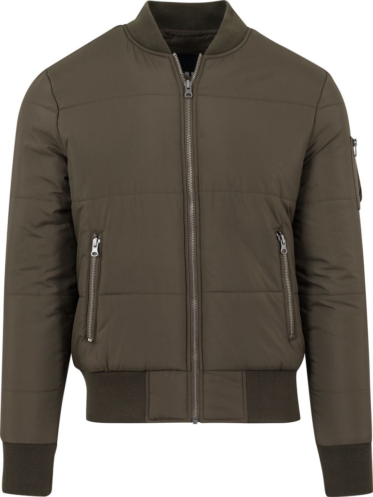 Urban Classics Herren-Bomber Chaoot dunkles oliv XL Produktbild 