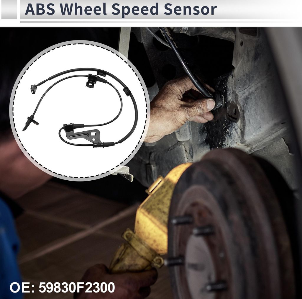 ABS Raddrehzahlsensor Vorne Rechts ABS Sensor Antiblockiersystem Sensor Nr. 59830F2300 für Hyundai Elantra 2017-2020