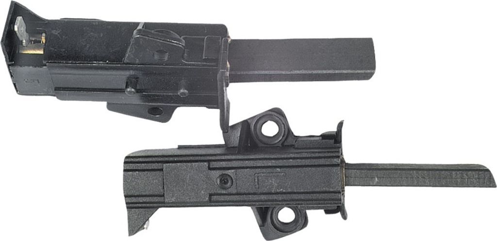 Europart 10000749 Motorkohle Gerätekohle Schleifkohle Kohlebürste Kohlebürstenpaar Kohlenpaar L 12,4x5x40mm 2x Waschmaschine passend wie Bosch S...