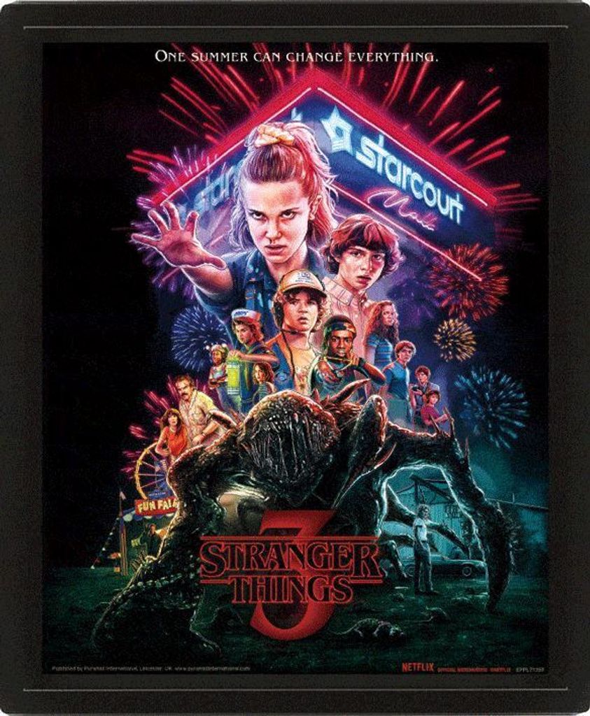 3D obraz Stranger Things (Sommer 85)