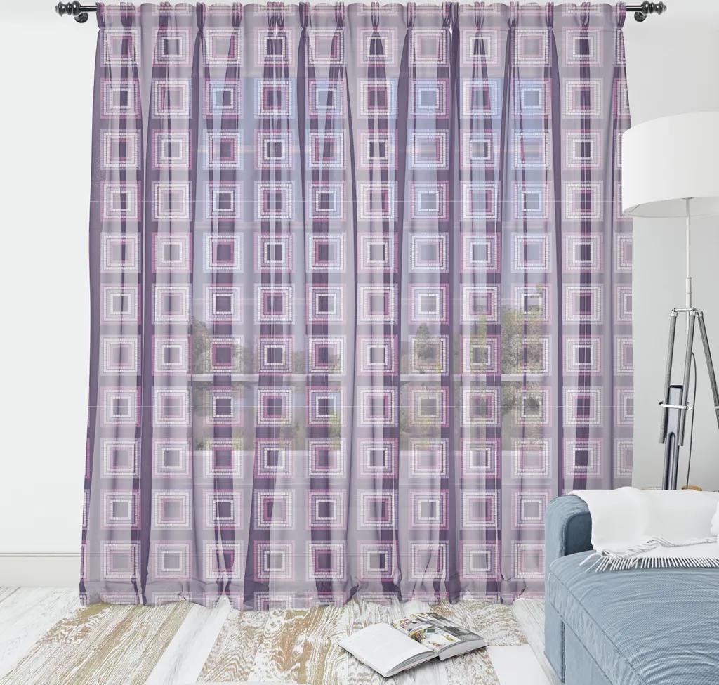 ABAKUHAUS Boho Arazzo, Bordo etnico senza cuciture con motivo geometrico in stile boho, Arazzo in raso