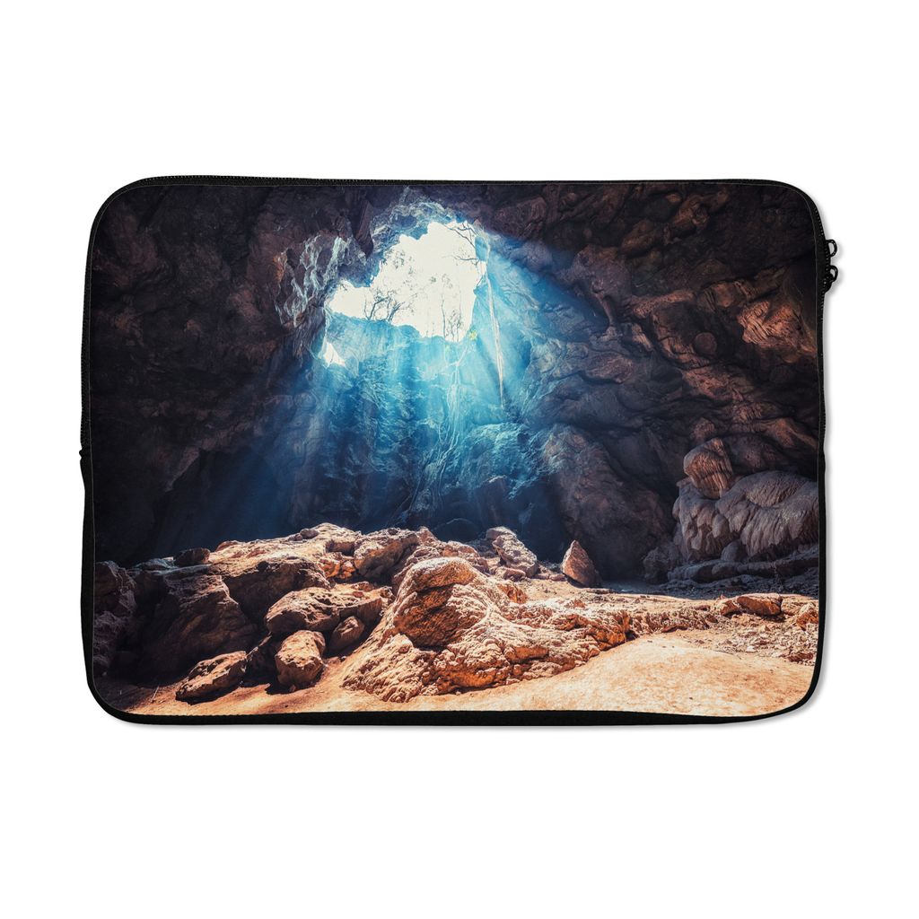 MuchoWow Laptop Hülle 14 ZollHöhle mit guter Beleuchtung Laptoptasche - Laptoptasche - Stoßsicher - Schutzhaube