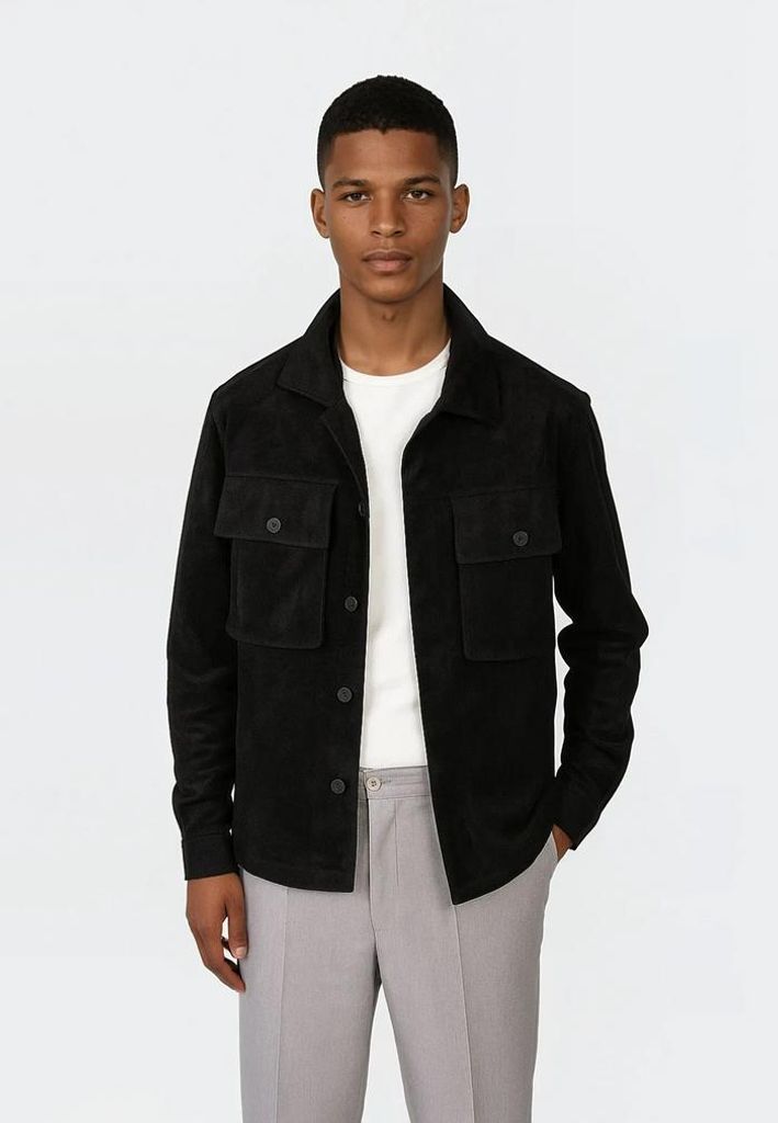 Ciszere Nash vegan suede Jacket 50029-069-06 Black