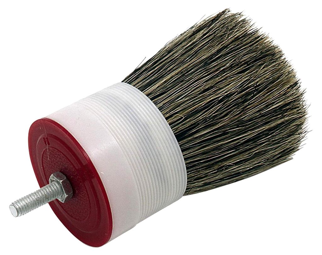 Fortis Pinsel Winkelpinsel Borstenpinsel Größe 16, Ø: 55 mm, Rot, Tierhaare, Öl, Markierte Borste