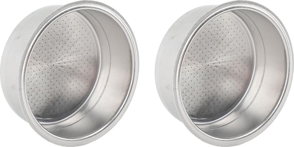 Portafilter -Filterkorb 51 mm Edelstahl Druckverwendbares Wiederverwendungssieb fr Delonghi Donlim Petrus