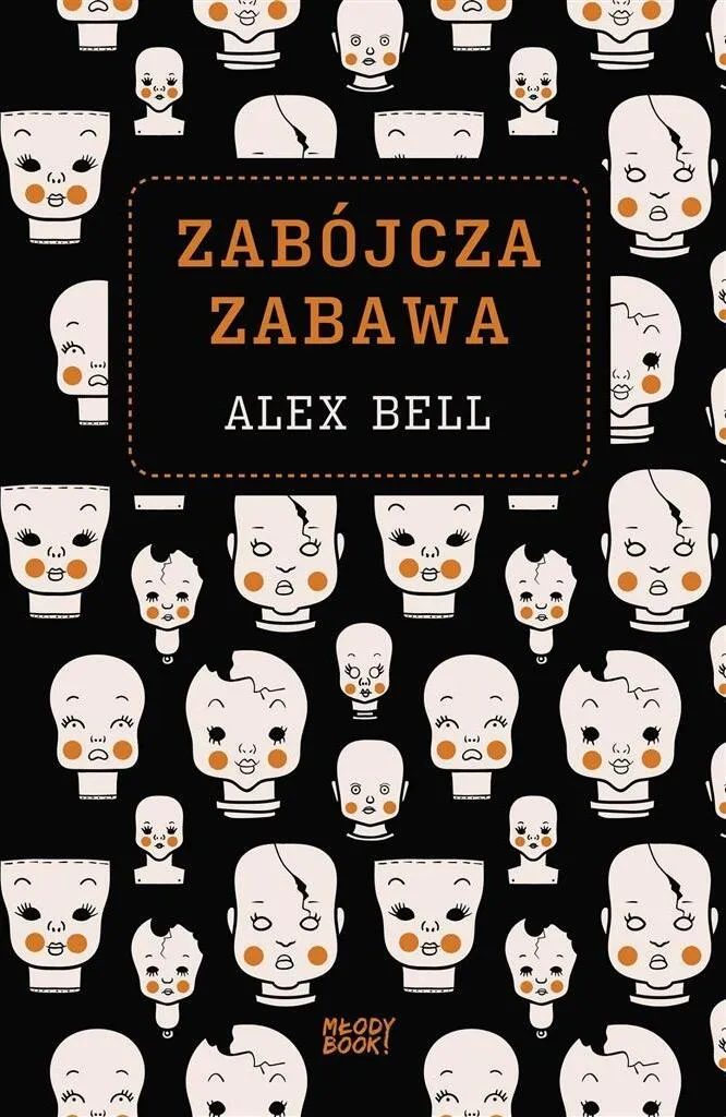 Roman Frozen Charlotte de Alex Bell, broché en polonais, 302 pages