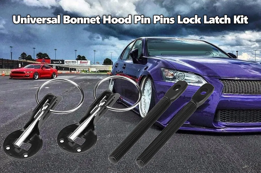 Perni Cofano Racing Neri Universali | Blocco di Sicurezza Quick-Release Auto - 5