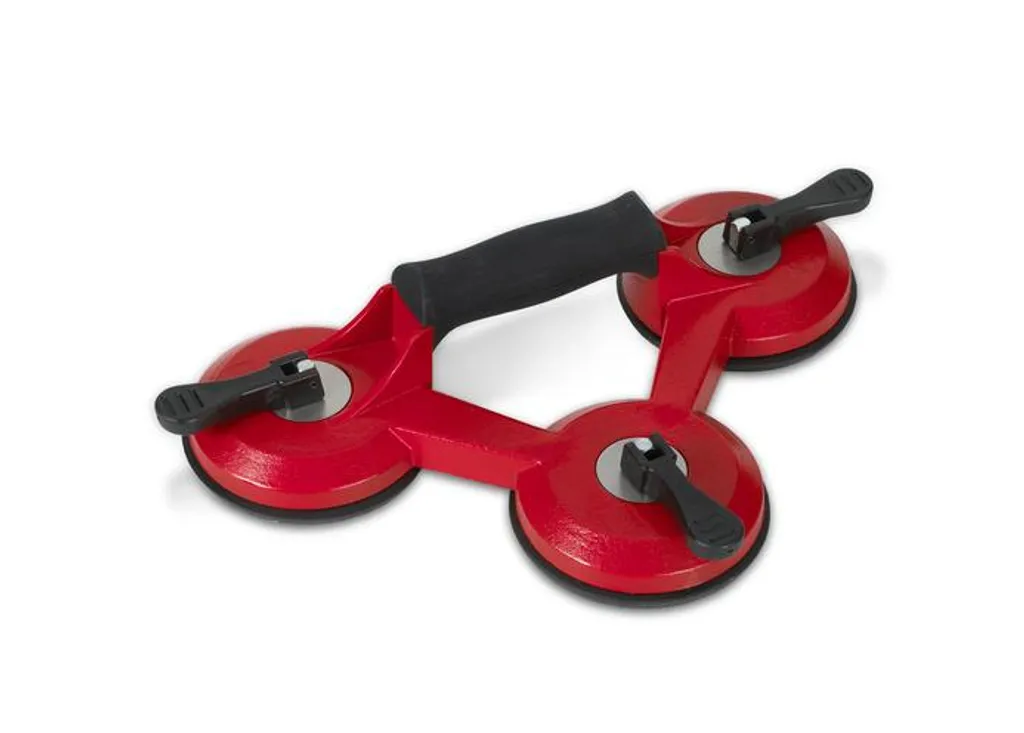 Ventouse Rubi Triple 100Kg en Aluminium avec Poignée Ergonomique