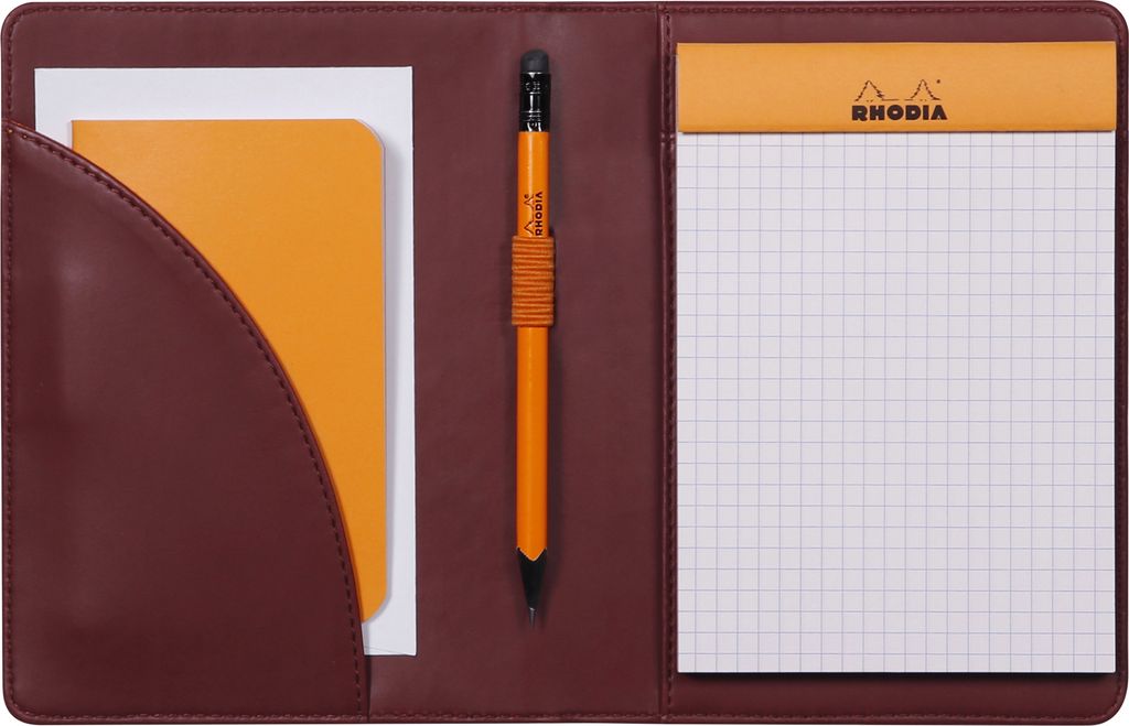 Rhodia Etui f. Block/Buch A6 weinrt