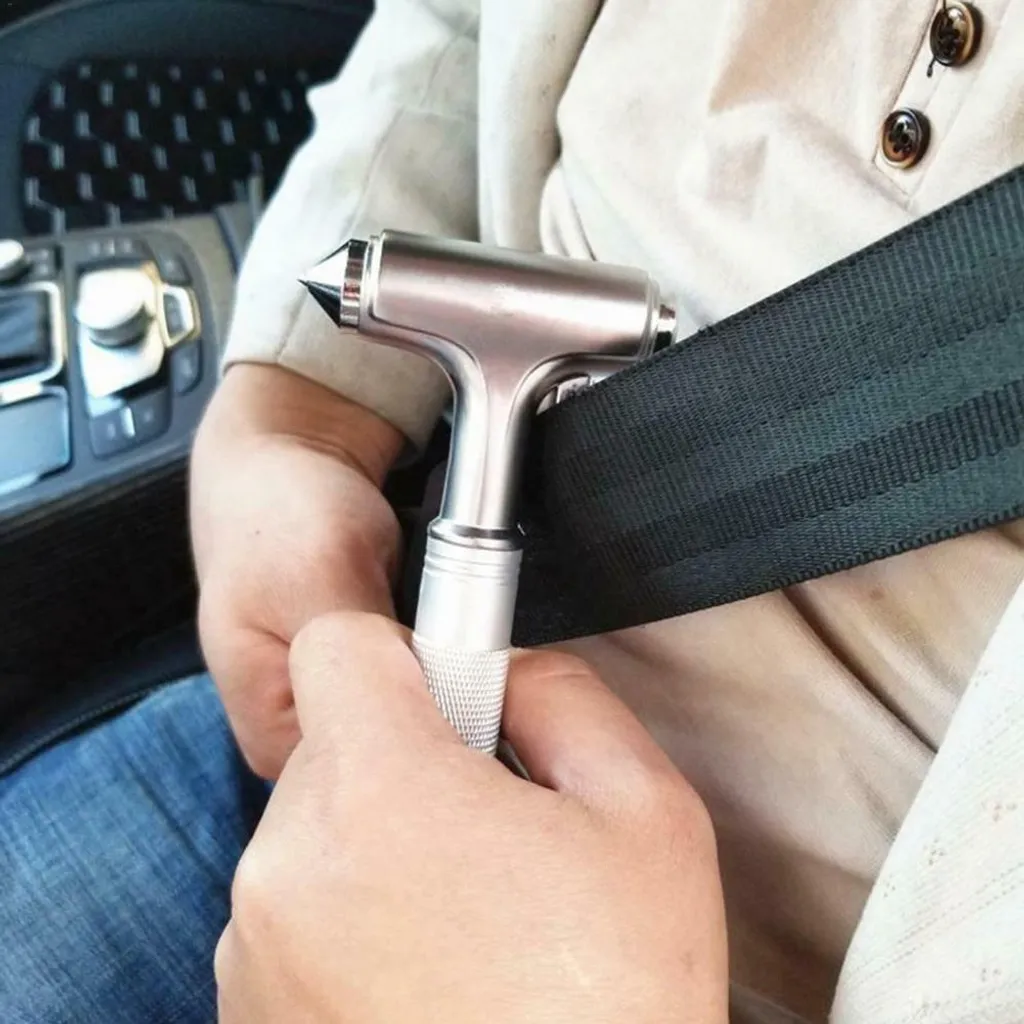 Mini-marteau de secours multifonctionnel antidérapant pour véhicule