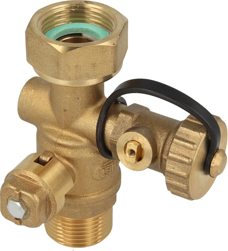 Zilmet Kappenventil ZSKV-3/4 Zoll, mit Entleerung und Produktbild 