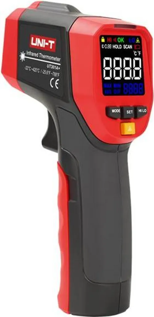 UNI-T UT301A+ Termometro Laser Digitale | Misuratore Temperatura Senza Contatto