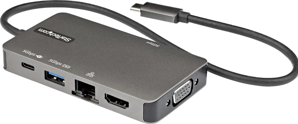 Adattatore Viaggio USB-C StarTech.com HDMI 4K VGA Hub USB PD 100W