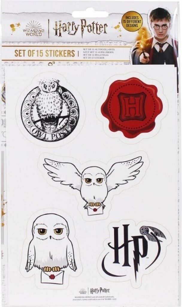 Harry Potter Eule Hedwig Sticker im 15er Set