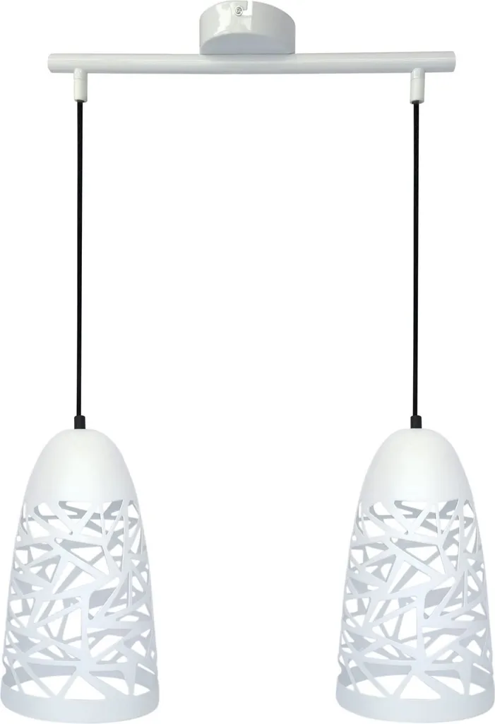 Suspension blanche minimaliste SABRIN Candellux en métal haute qualité