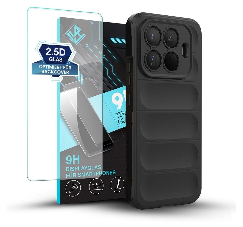 Handy Hülle für Xiaomi 15T Pro mit 9H Displayglas Produktbild 