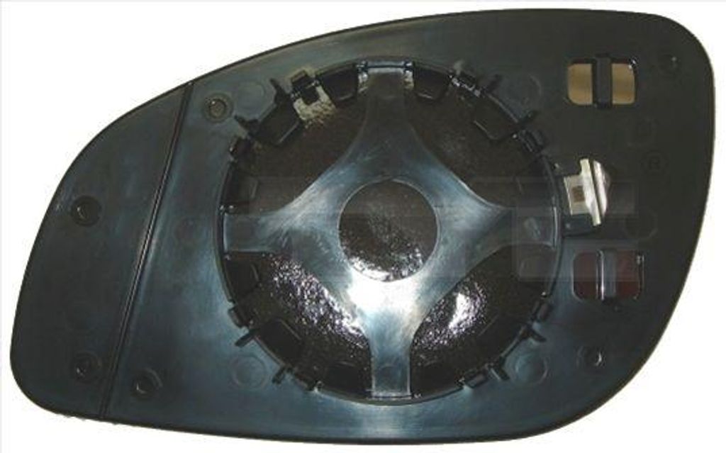 TYC 325-0167-1 Spiegelglas, Außenspiegel OE 24438121 kompatibel mit Signum, Vectra