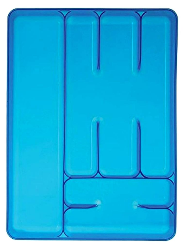 Besteckkasten, 6 Fächer, Orange