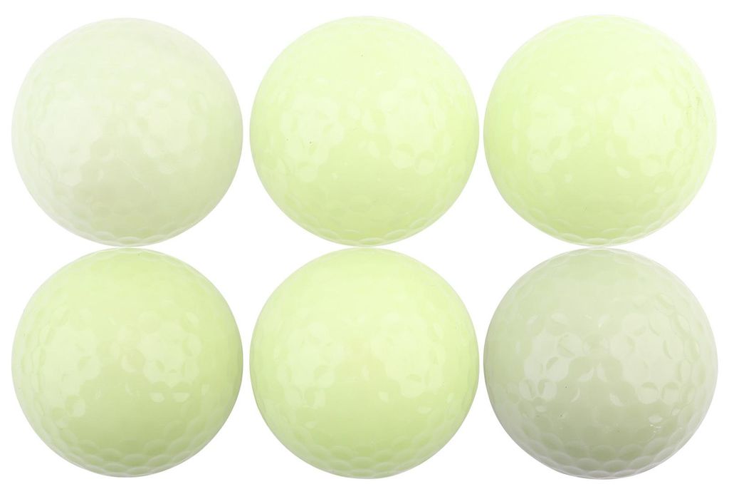 6 sztuk piłek golfowych na noc – świecące, fluorescencyjne Zdjęcie produktu 