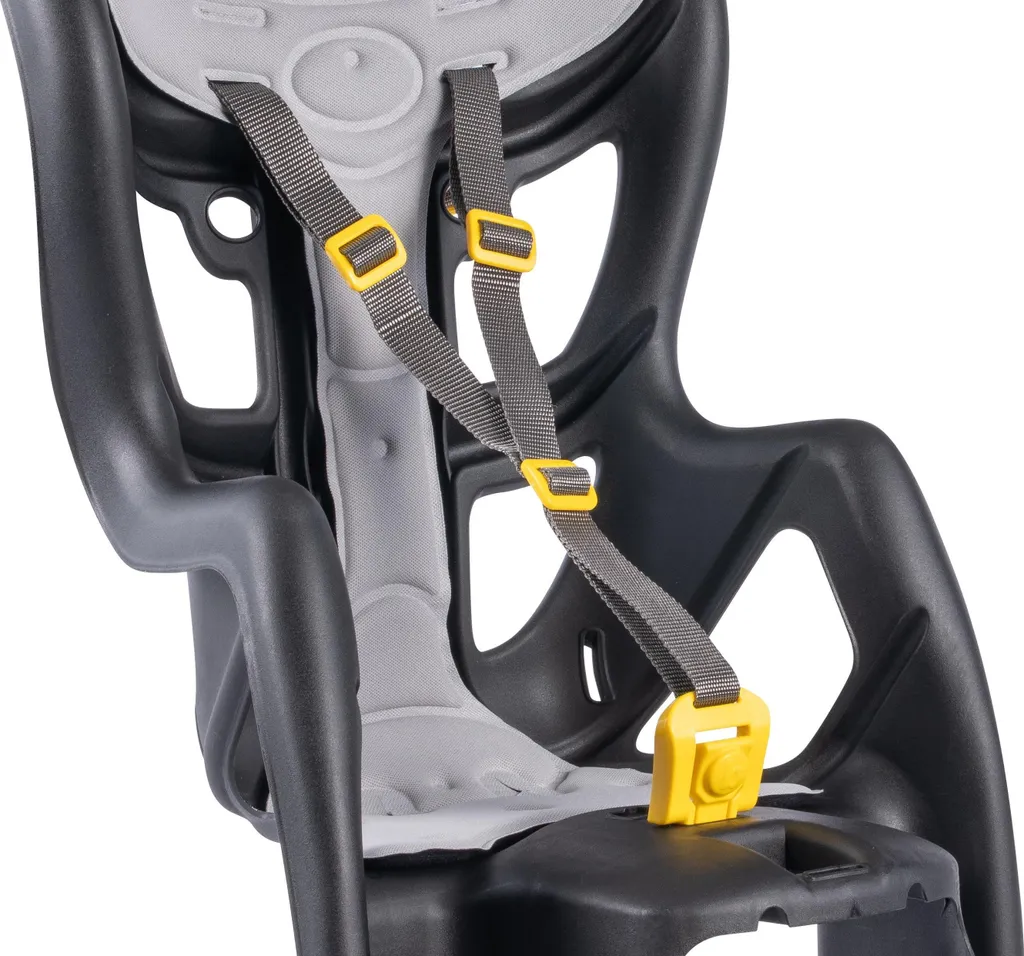 Siège Enfant pour Vélo Arrière Bellelli Pepe Noir - Sécurité et Confort