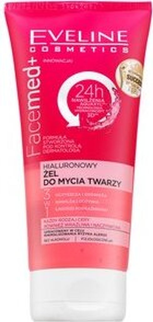 Eveline FaceMed+ Hyaluronic Face Wash Gel 3in1 Reinigungsgel für alle Hauttypen 150 ml