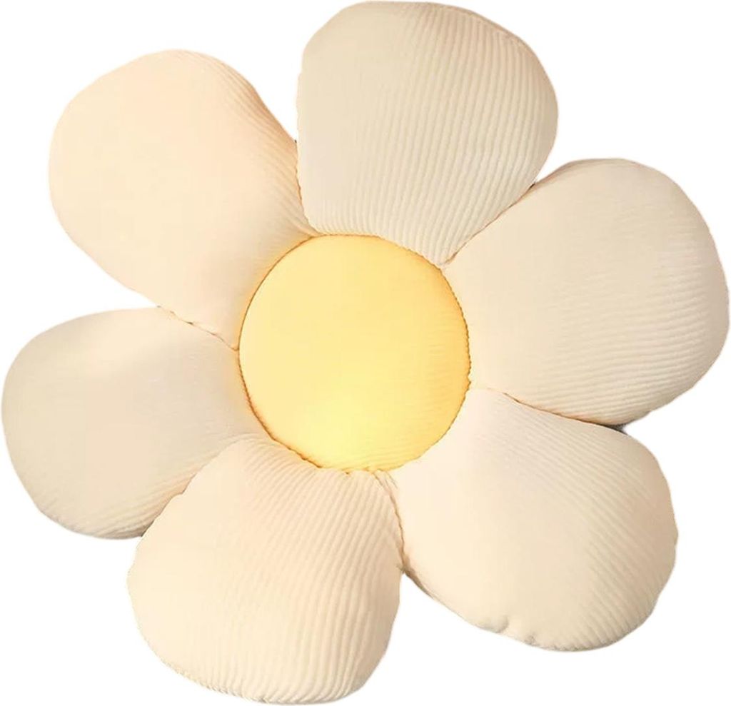 Dekokissen - Blume - Gänseblümchen - 40 cm - Polyester - Weich und dehnbar