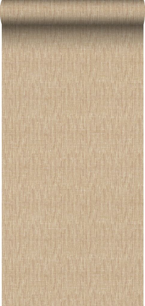 Sanders & Sanders Tapete Leinen-Optik Sandbeige 53 cm x 10 m