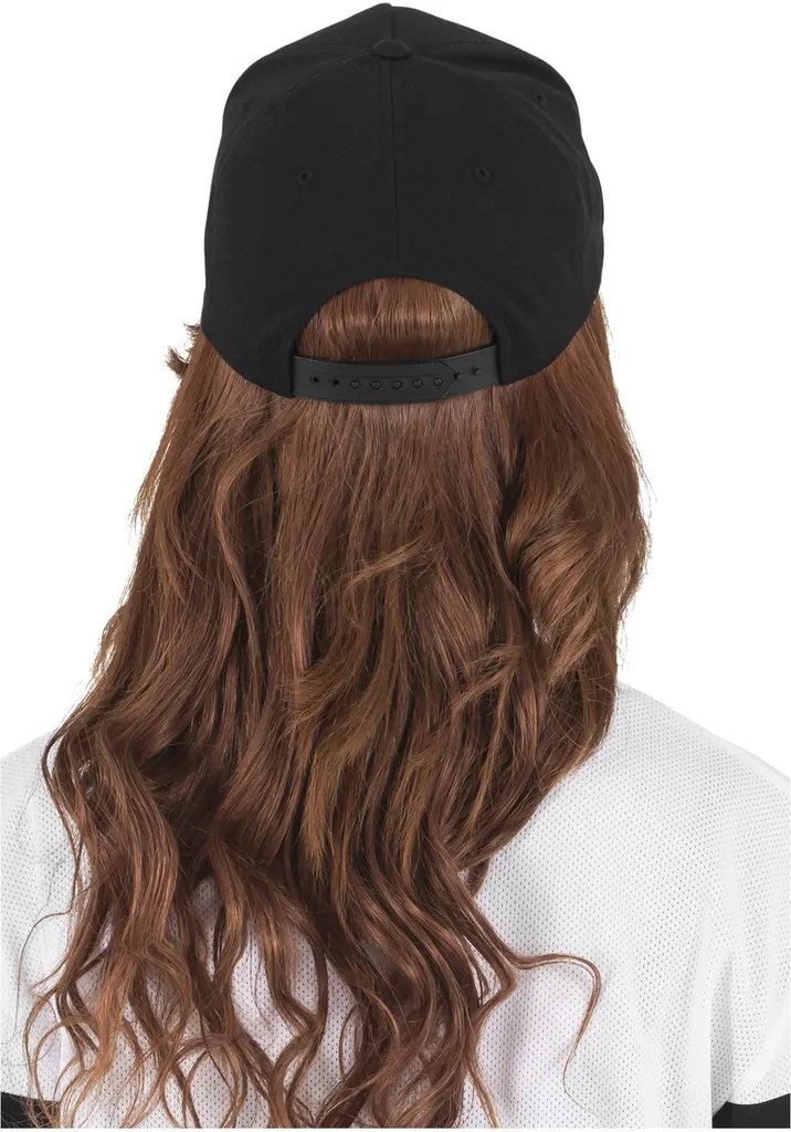 Cappello FLEXFIT 6007 Nero Snapback - Berretto 5 Panel Taglia Unica - 16