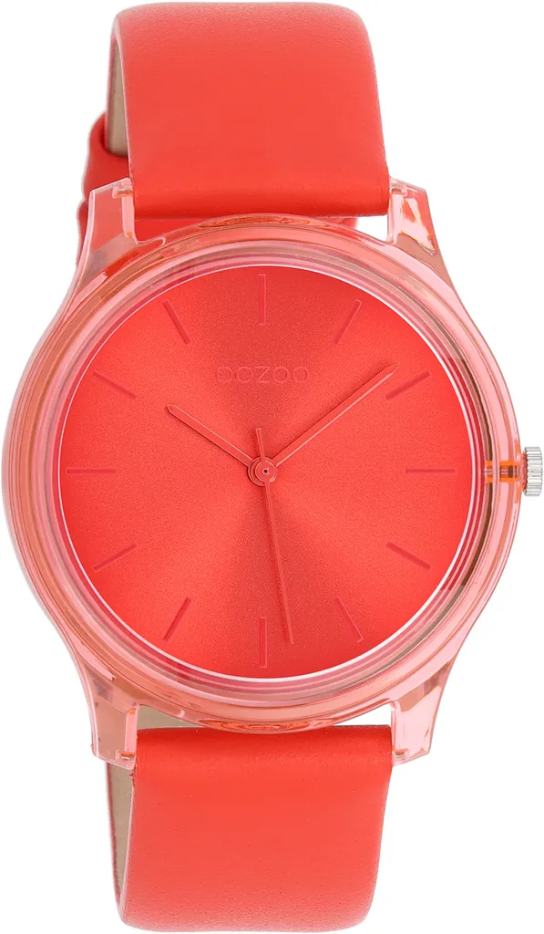 Idea Regalo Donna: Orologio Oozoo Rosso UOC11142 Elegante e Moderno