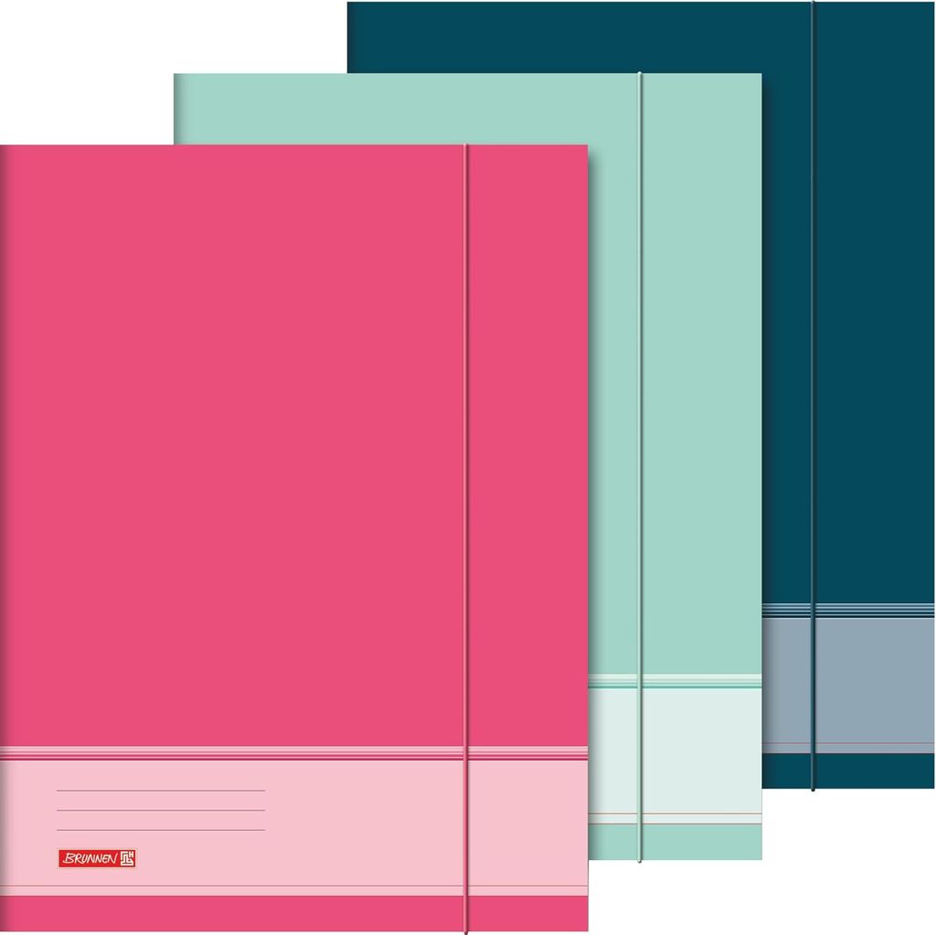 Brunnen Sammelmappe A3 Trend mit Gummizug sortiert