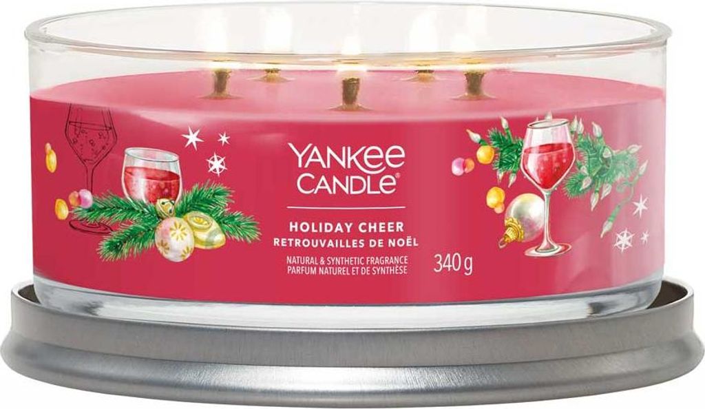 Yankee Candle Holiday Cheer Unterschrift Becher 5 knotů 340 g