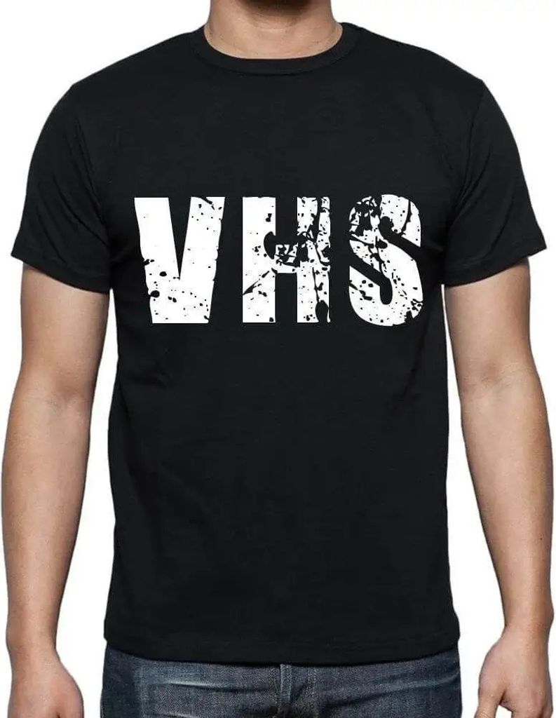 Herren Grafik T-Shirt Vhs Öko-Verantwortlich Vintage Jahrgang Kurzarm Lustige Druck Geburtstag Geschenk Mann