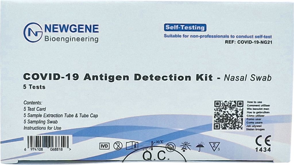 5 Stück Covid-19 Antigen-Nachweis-Kit - Nasenabstrich, Für Produktbild 8