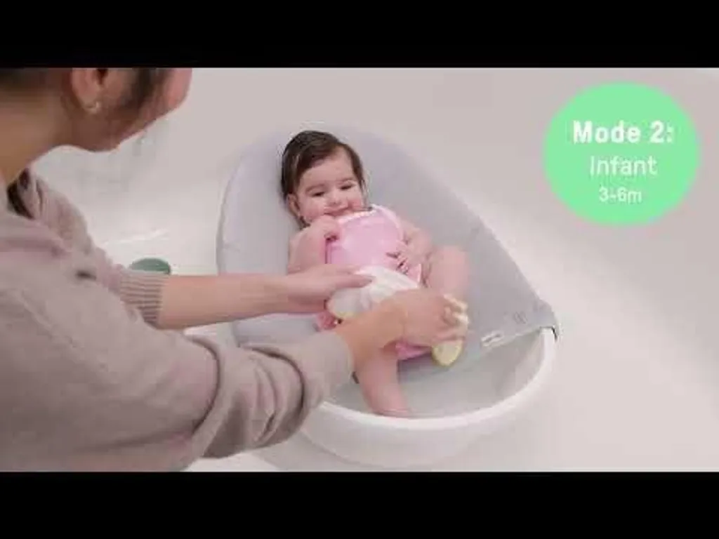 Baignoire Bébé 4-en-1 Ingenuity Grise : Finis les Bains Difficiles !