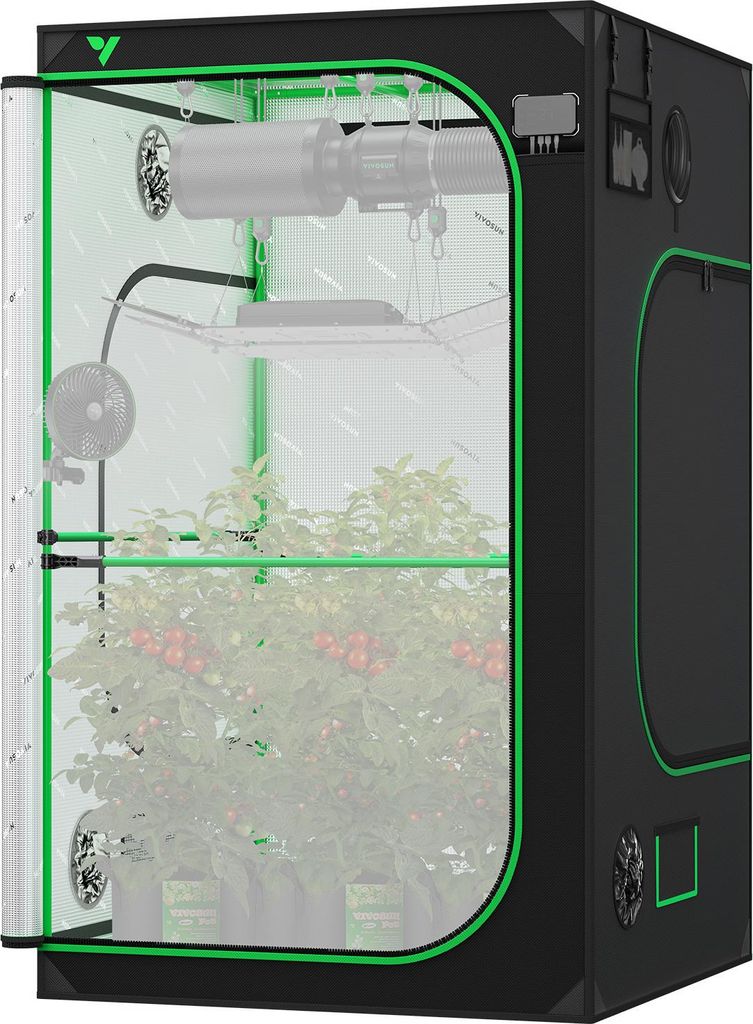VIVOSUN Grow Tent Pro 120x120x200cm Produktbild 